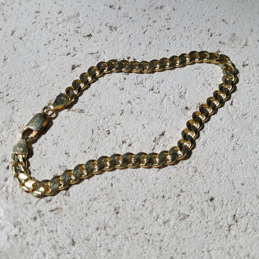 10k Curb Bracelet