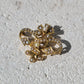 14k Antique Seed Pearl Fleur Brooch