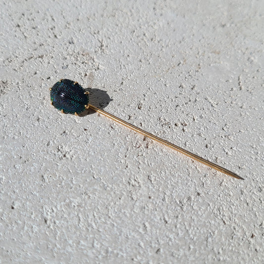 14k Scarab Beetle Stick Pin
