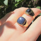 10k Black Jade Signet Rings