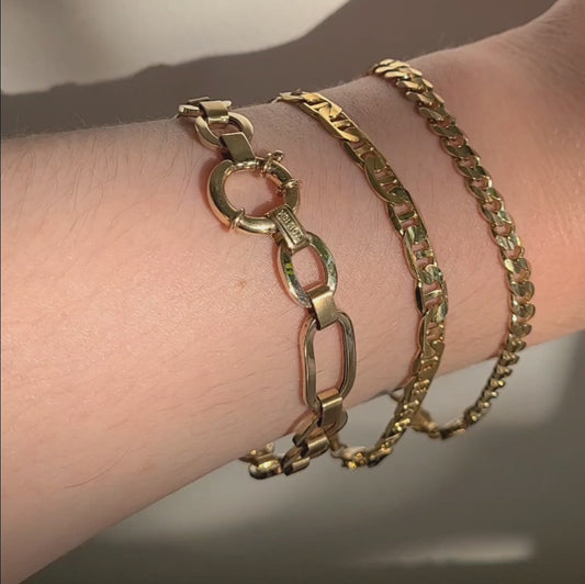 10k Curb Bracelet