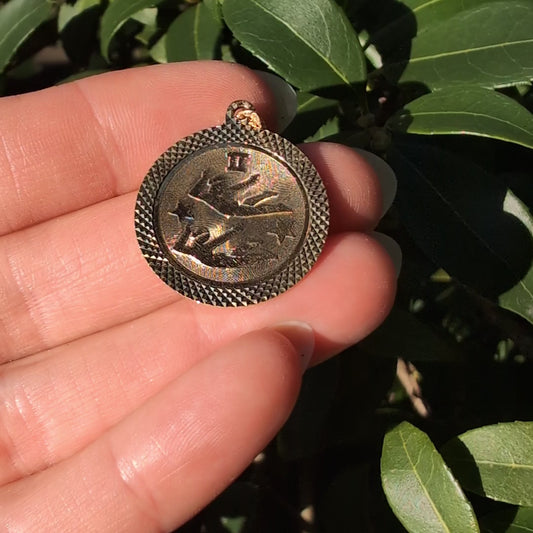 14k Gemini Pendant